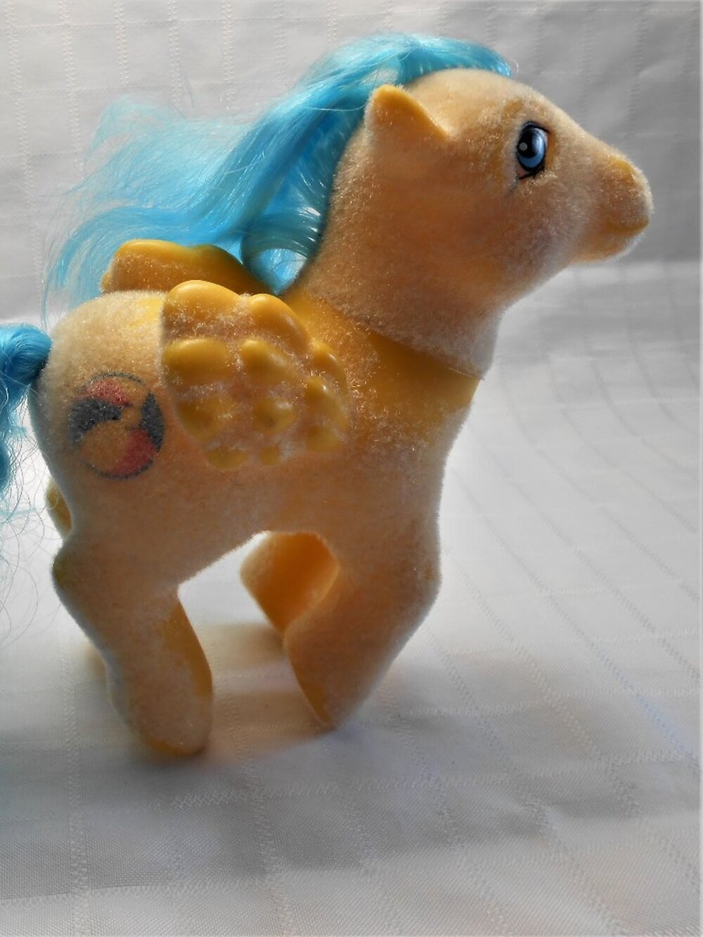 Vintage 1983 Hasbro My Little Pony BOUNCY SO SOFT Flocked Generation 1
